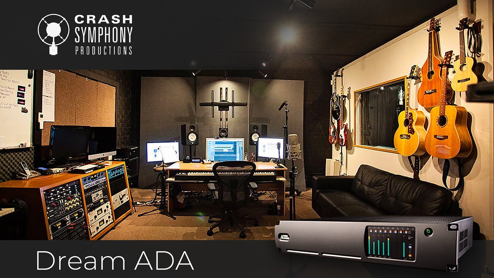 CRASH SYMPHONY PRODUCTIONS ยกระดับขึ้นด้วย PRISM SOUND DREAM ADA สำหรับงานเสียงระดับโลก