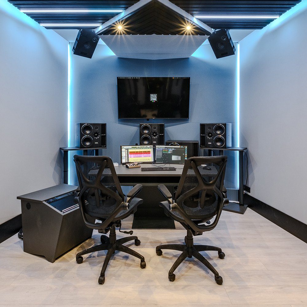 Milk Audio Store ได้เปิดตัว Studio แบบ Dolby Atmos ที่เป็นระบบ Monitor ของ PMC ทั้งห้อง