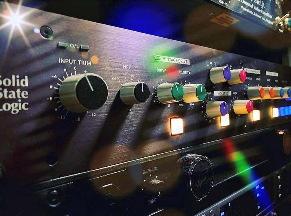 SSL Fusion ที่สตูดิโอ MS3 ในโคเปนเฮเกน