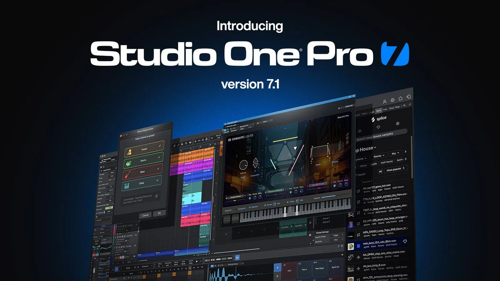 มีอะไรใหม่บ้างใน Studio One Pro 7.1 Update!!!!