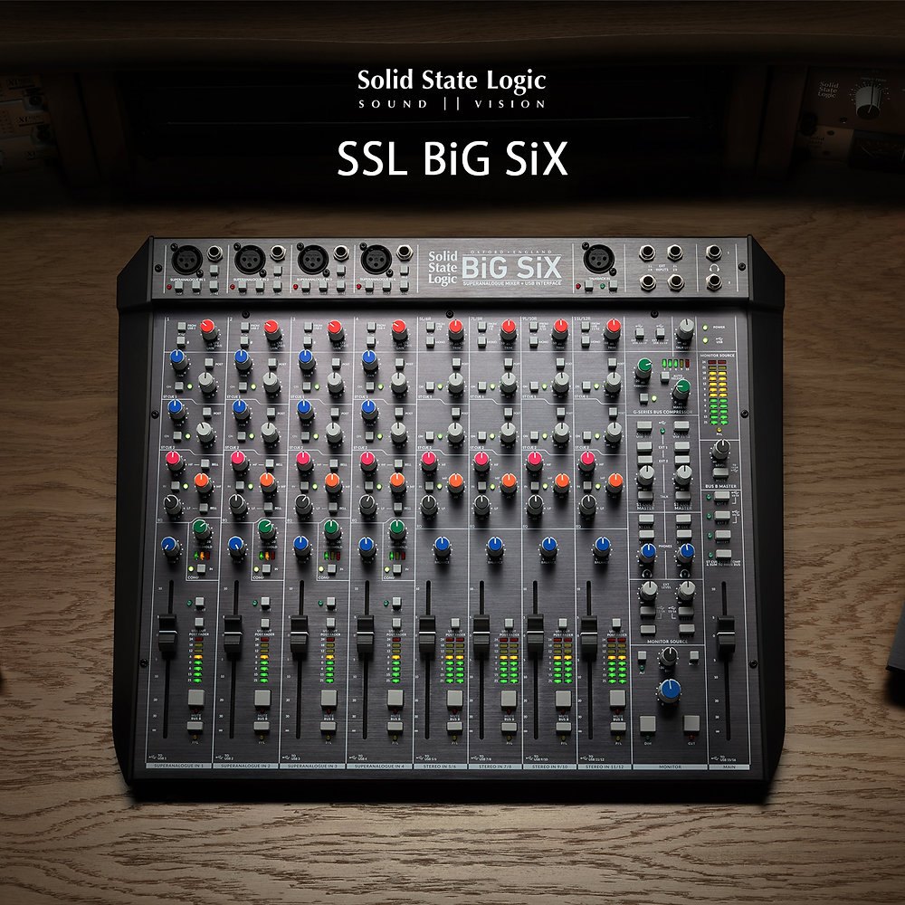 SSL BiG SiX Desktop Console and Interface