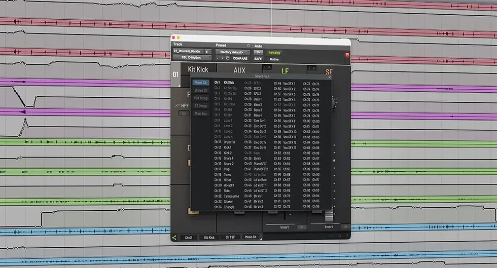 O-Motion™ plug-in — เขียนและอ่าน Automation ของคอนโซลได้จากใน DAW โดยตรง
