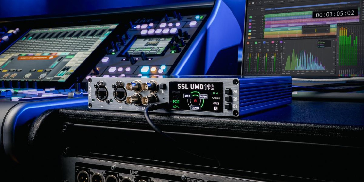SSL UMD192 Digital Audio Interface แบบ MADI และ Dante ที่ทรงพลังที่สุด