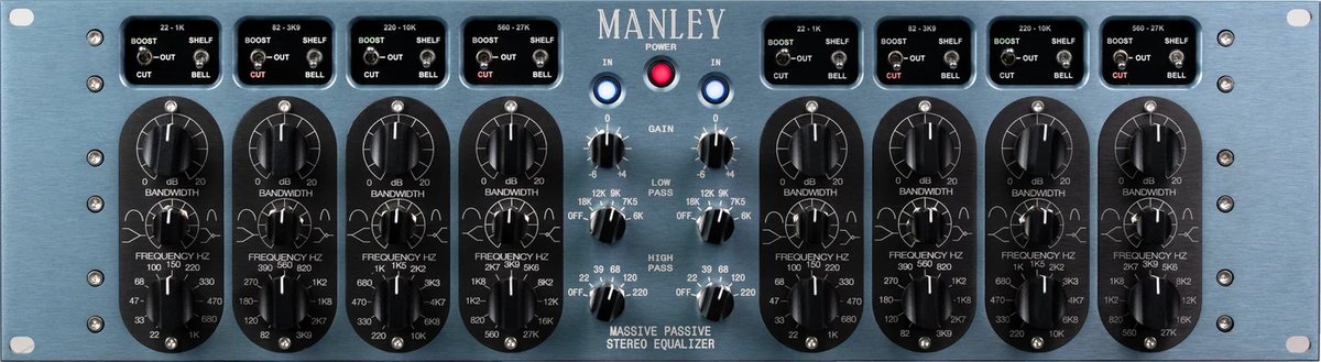 Manley Massive Passive Stereo Tube EQ — Vintage Studio Thailand