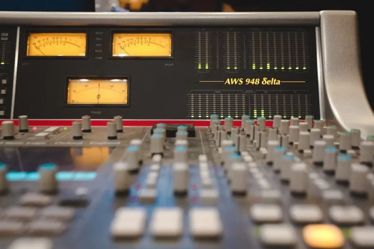 Studio A control room